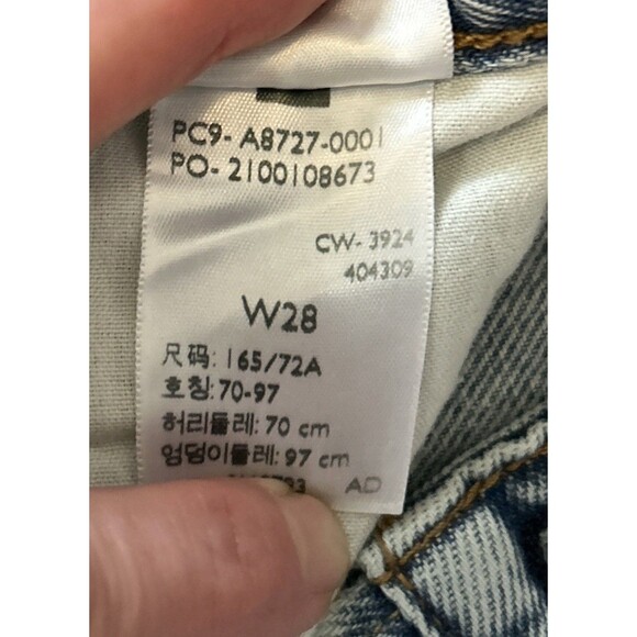 Levi's Women's Denim Maxi Skirt With Slit Size 28 (30) See Photos NWT - Picture 6 of 14